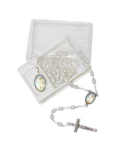Rosario e medaglia in confezione regalo - 1