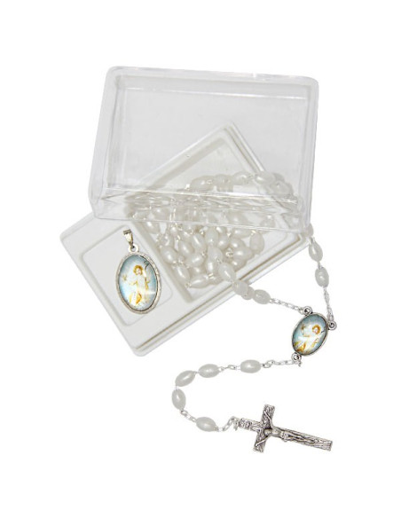 Rosario e medaglia in confezione regalo - 1