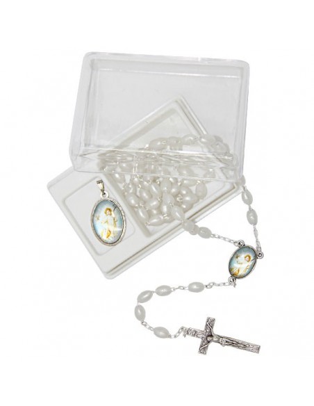 Rosenkranz und Medaille Geschenkbox - 1