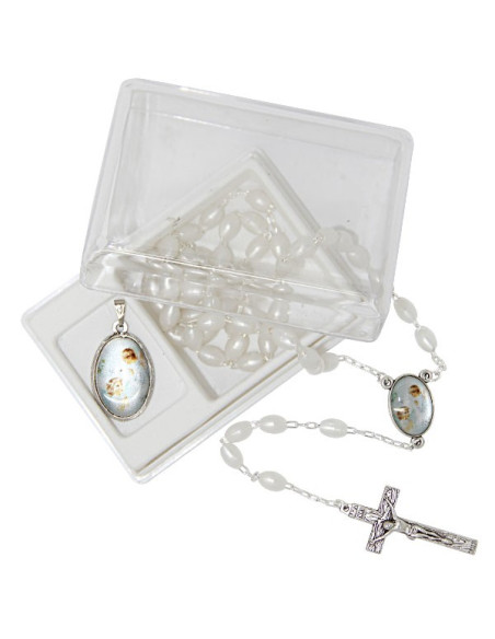 Rozenkrans en medaille geschenkdoosje - 3