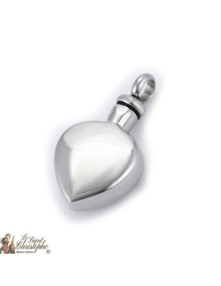 Pendentif pour cendres coeur