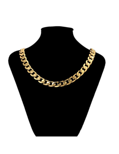 Large 24K gold-plated chain 60 cm