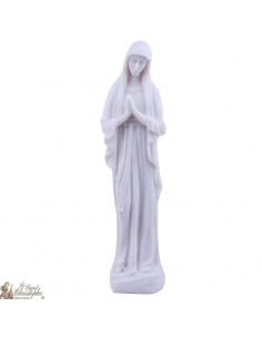 Estatua de la Virgen de Banneux en alabastro - 39 cm