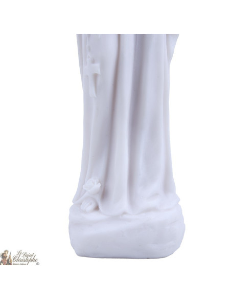 Figur der Jungfrau von Banneux aus Alabaster - 39 cm