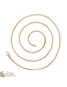 Rose Goud vergulde Venetiaanse Ketting 60 cm - 25mm