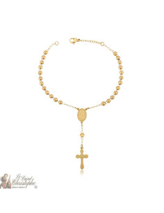 Brazalete de diez piezas chapado en oro de 24 quilates