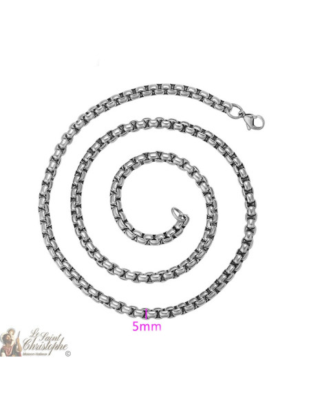 Cadena de acero inoxidable 59 cm