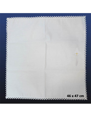 Manuterge Complete set of altar linens - White Cross