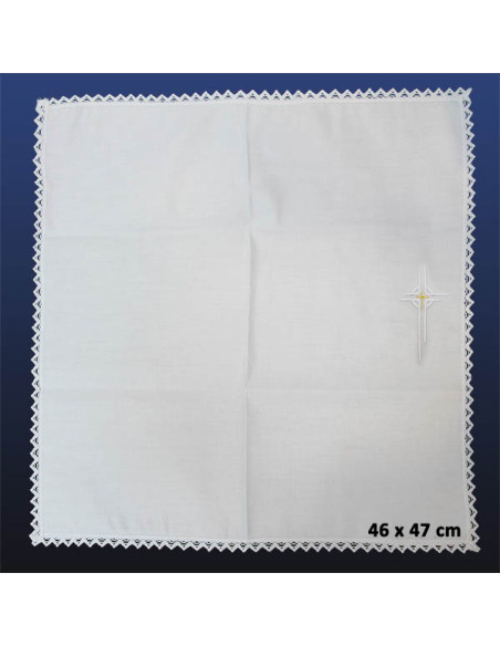 Manuterge Complete set van altaarlinnen - Wit Kruis
