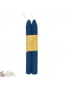 Beehive colored wish candles - blue pair