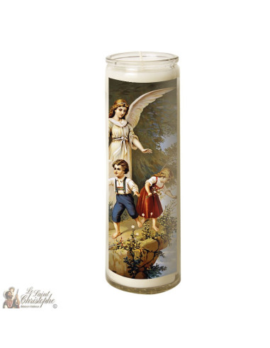 Bougie en verre Ange Gardien - 2