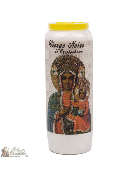 Candela di novena alla Madonna di Częstochowa