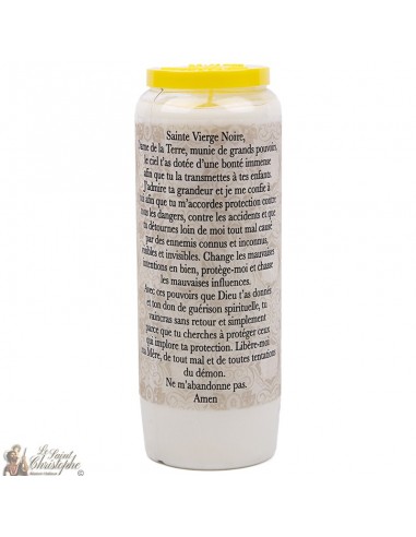 Novene Kerze zu Unserer Lieben Frau von Częstochowa