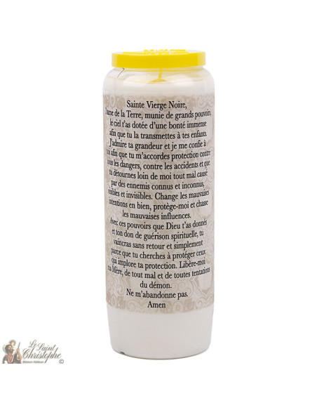 Vela de la novena a la Virgen de Częstochowa