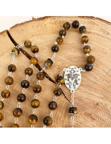 Rosario di perle di tigre