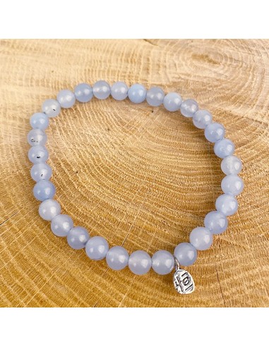 Blaue Jade Naturstein-Armband 