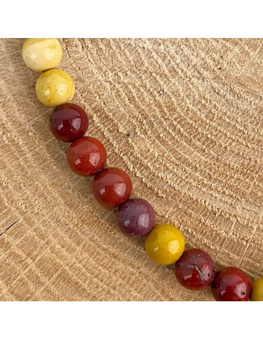 Pulsera de piedra natural Jasper mocaita