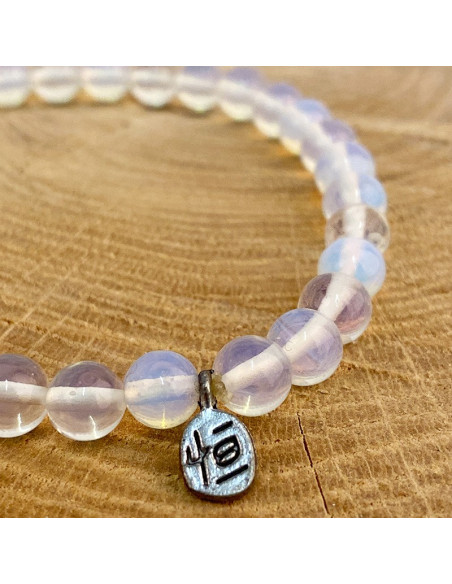 Bracciale in perline opaline