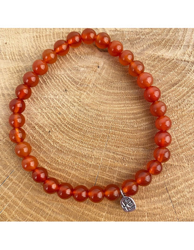 Carnelian natural stone bracelet
