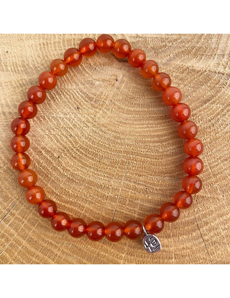 Carnelian natural stone bracelet