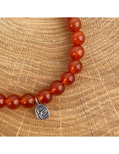 Carnelian natural stone bracelet