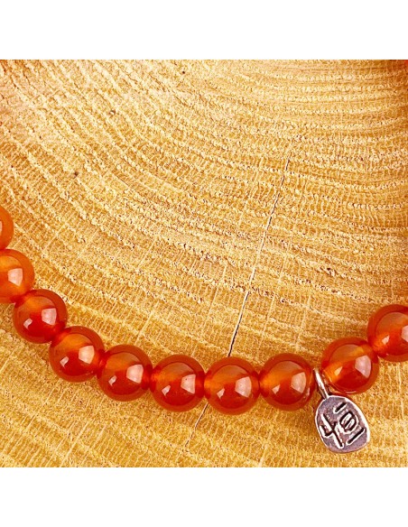 Carnelian natural stone bracelet