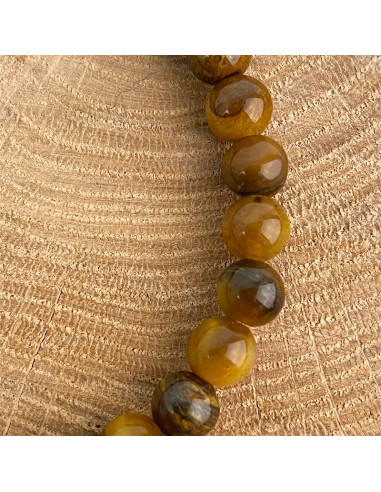 Natuurstenen armband Tijgeroog