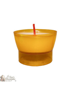 Veilleuses bougies jaunes - 3h30