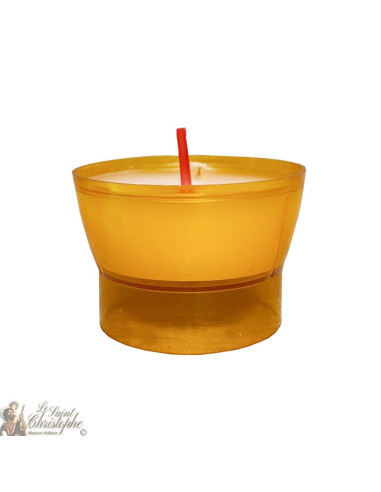 Veilleuses bougies jaunes - 3h30