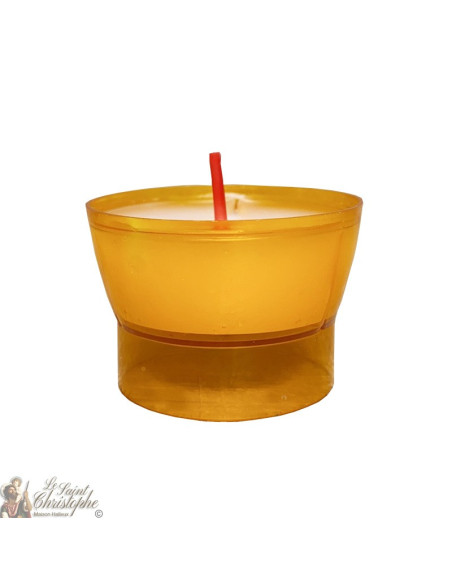 Veilleuses bougies jaunes - 3h30