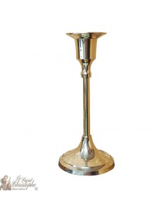 Candle holder golden copper