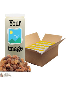Novena candle Myrrh scented - customizable - box 20 pieces