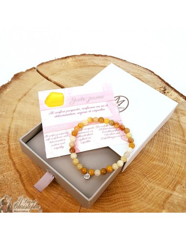 Pulsera de piedra de jade natural