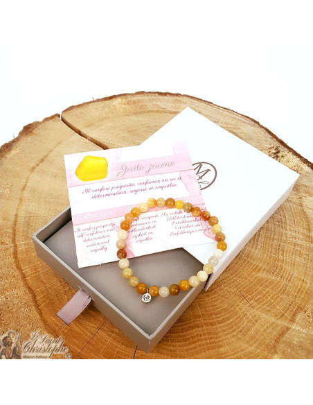 Natural stone bracelet Yellow Jade