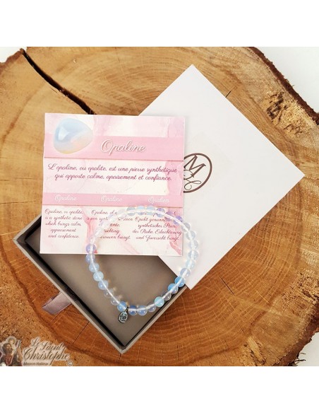 Opaline pearl bracelet