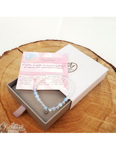 Bracelet en perles d'opaline
