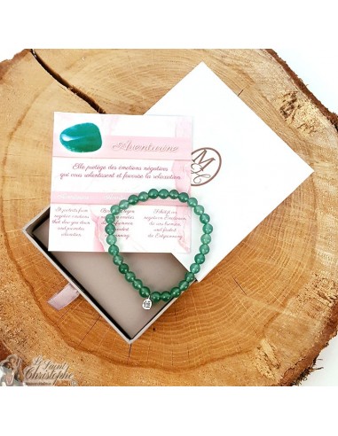 Bracciale in pietra naturale avventurina