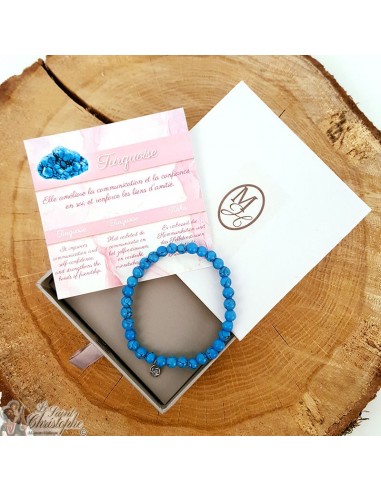 Bracelet en pierre naturelle Turquoise