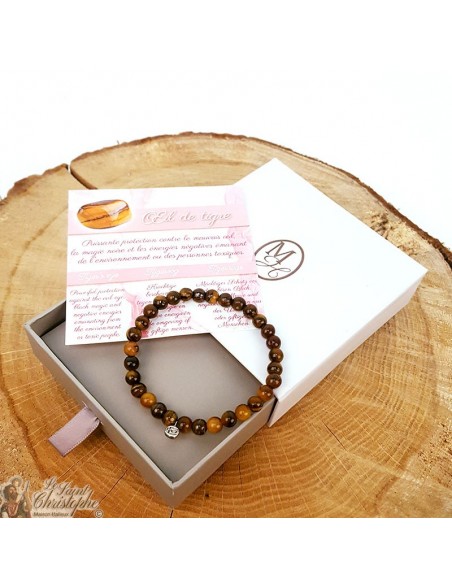 Bracelet en pierre naturelle Œil de tigre