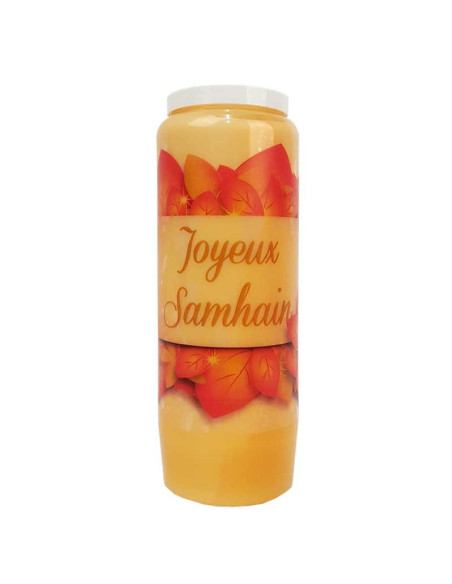 Vela novena naranja de Halloween - Samhain