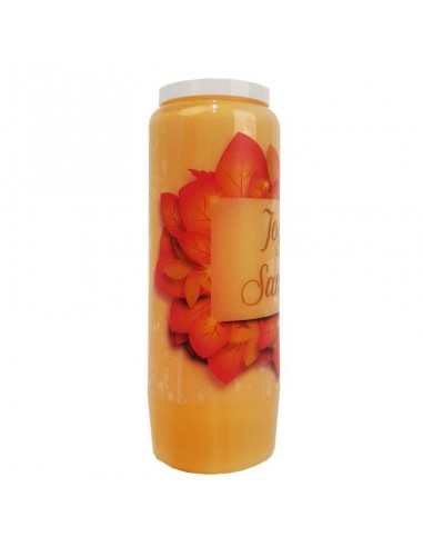 Halloween orange novena candles - Samhain - box 20 pieces