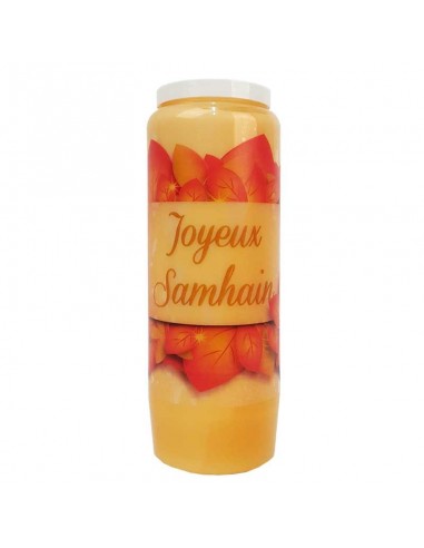 Halloween orange Novenakerzen - Samhain - Schachtel 20 Stück