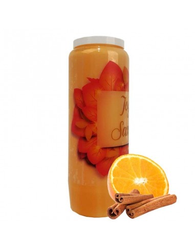 Bougie de neuvaine Halloween parfum orange-cannelle - Samhain