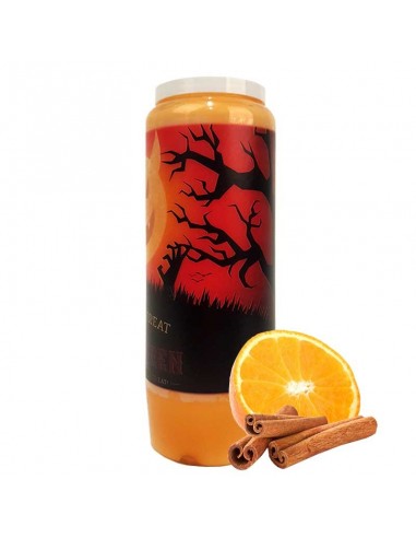 Bougie de neuvaine Halloween parfum orange-cannelle - Trick or Treat 2