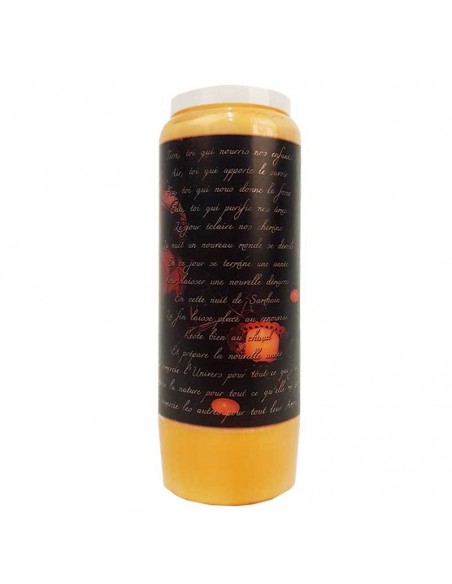 Novena Kerzen Orange-Zimt duftend Halloween Samhain 2 Karton 20 Stück