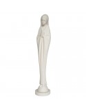 Statue Vierge Marie priant résine et albâtre - 21 cm
