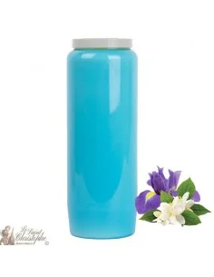 Bougie de neuvaine parfumée au Jasmin et Iris - Clair
