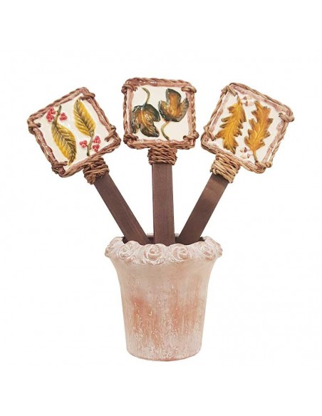 Decoratieve planter stok - eik