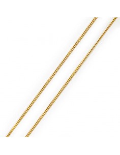 MH pulsera de cadena de plata 925 bañada en oro 50 cm