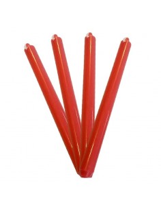 Candele colorate in massa rosa antico MH - set da 4 pz